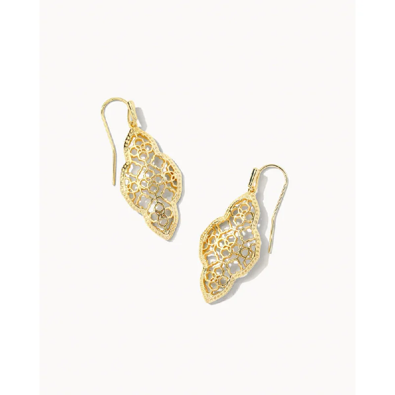 Polished gold earrings-Kendra Scott Abbie Drop Earrings