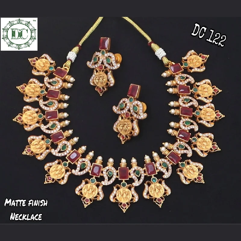 Radiant star necklaces-Diksha Collection Gold Plated Necklace Set