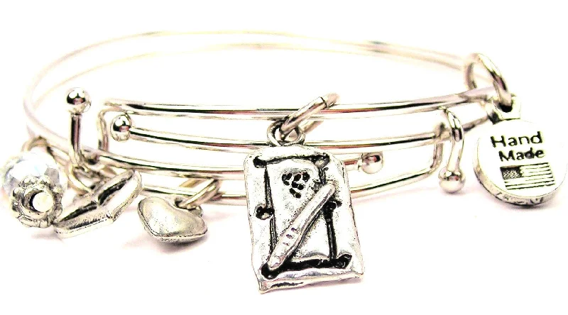 Astro charm bangles-Pool Table Expandable Bangle Bracelet Set