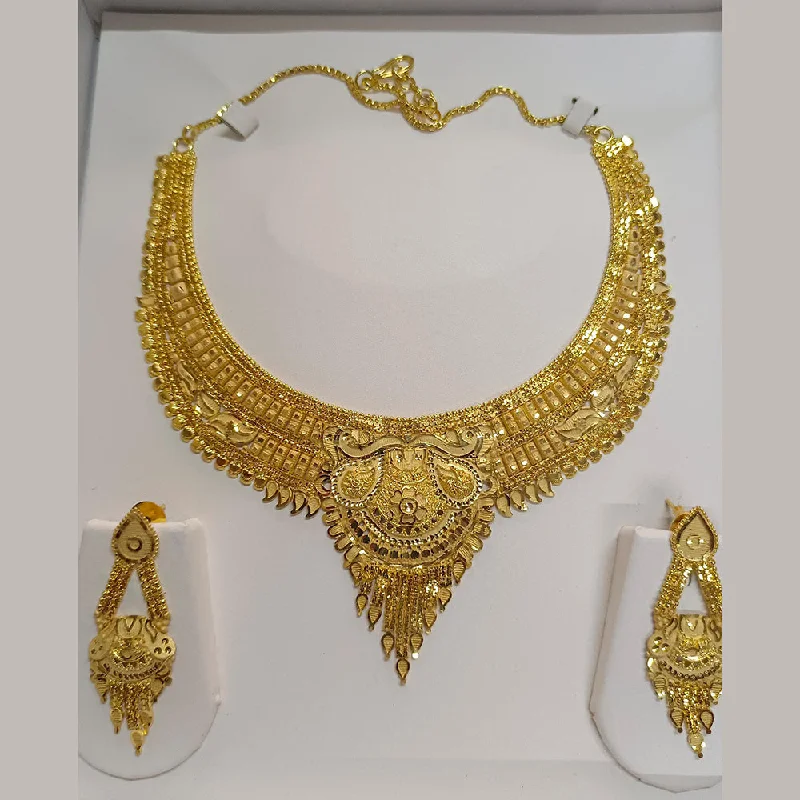 Lustrous pearl necklaces-Pari Art Jewellery Forming Necklace Set