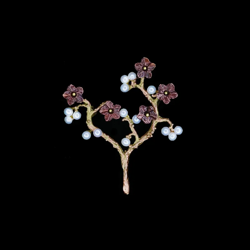 Victorian style brooch-Ume Brooch - Flowers