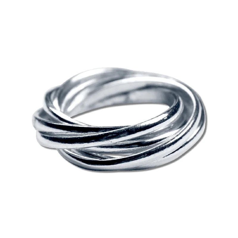 Matte finish rings-7 Rings Silver Ring