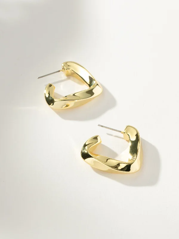 Topaz earrings-Not Your Baby Hoops