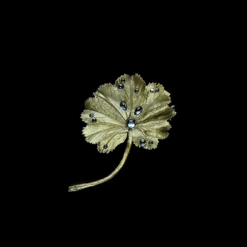 Fine pearl brooch-Lady's Mantle Brooch