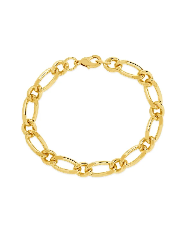 Surf motif bangles-Amoura Bold Chain Bracelet