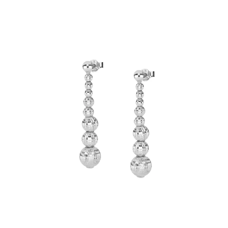 Wanderer weave earrings-Desmos Crystal Gala Drop Earrings