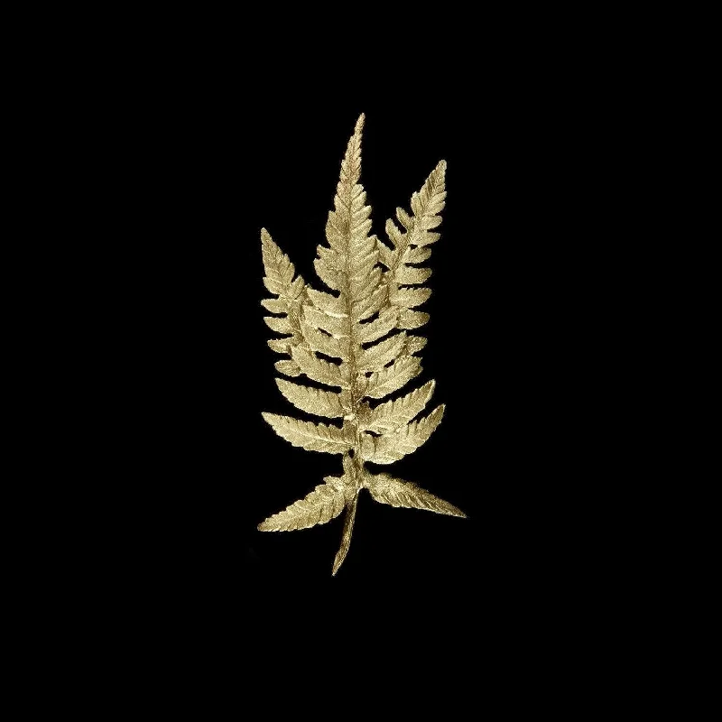 Crystal weave brooch-Fern Brooch