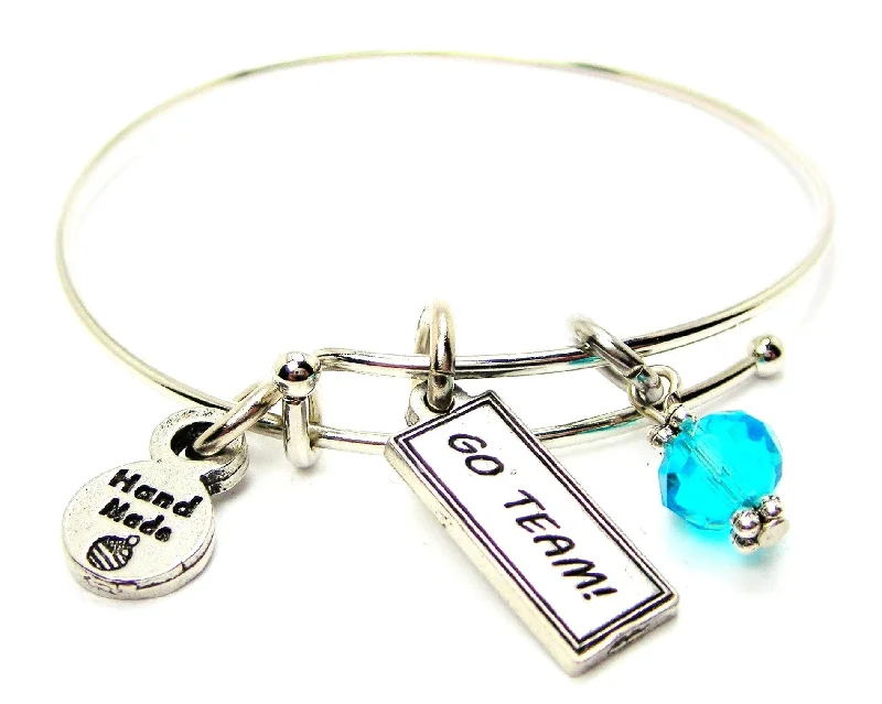 High gloss bangles-Go Team! Tab Bangle Bracelet