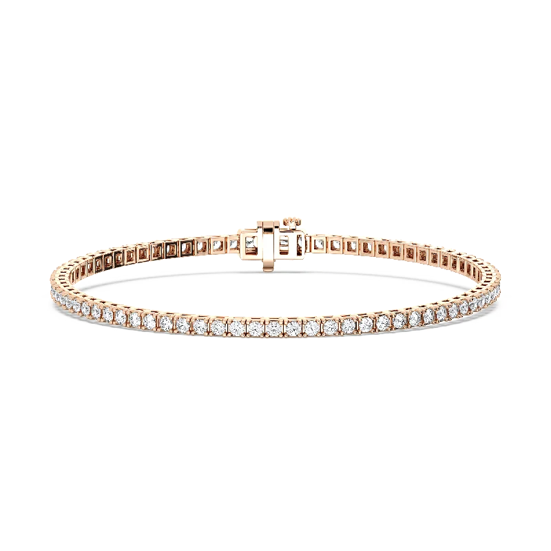 Fox motif bangles-Petite Classic 4-Prong Tennis Bracelet