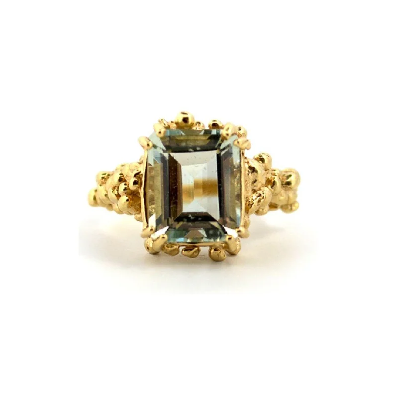 Topaz gem rings-Dainty London Gold Giselle Ring