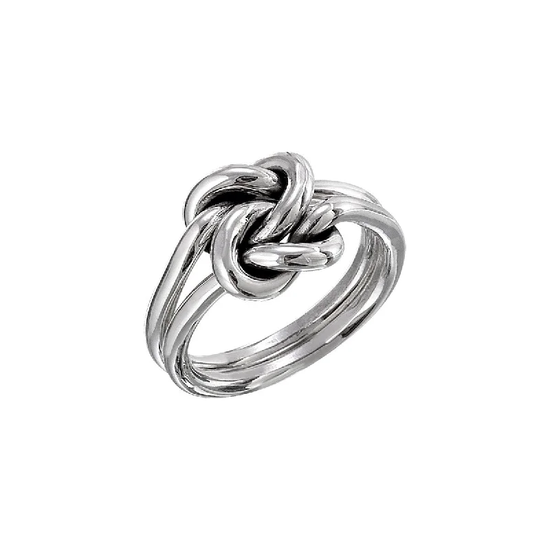 Java tile rings-Separate Double Knot Ring