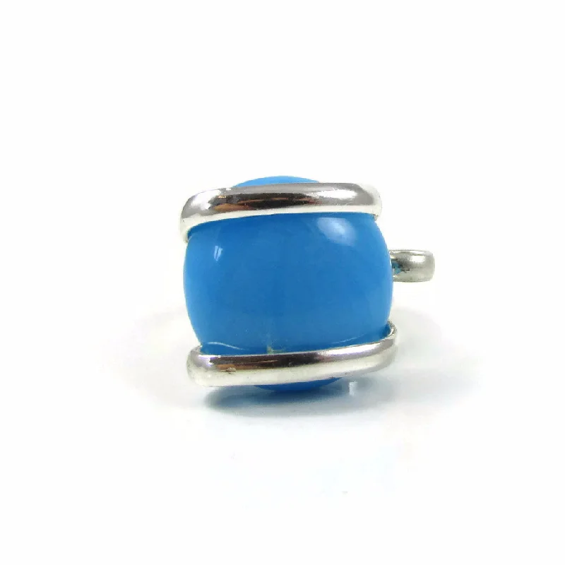 Sleek design rings-Parallel Ring - Turquoise