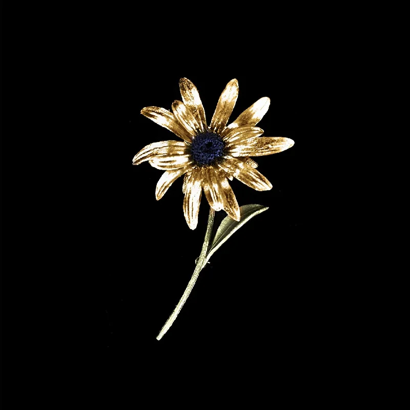 Lily design brooch-Black-Eyed Susan Brooch