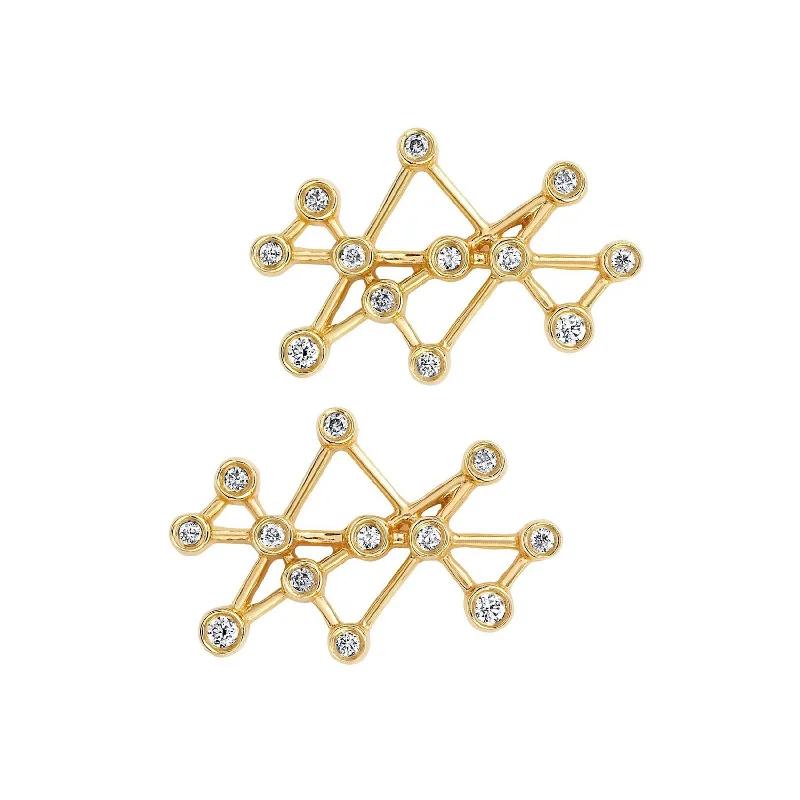 Spinel earrings-Midas Star Studs | Ready to Ship