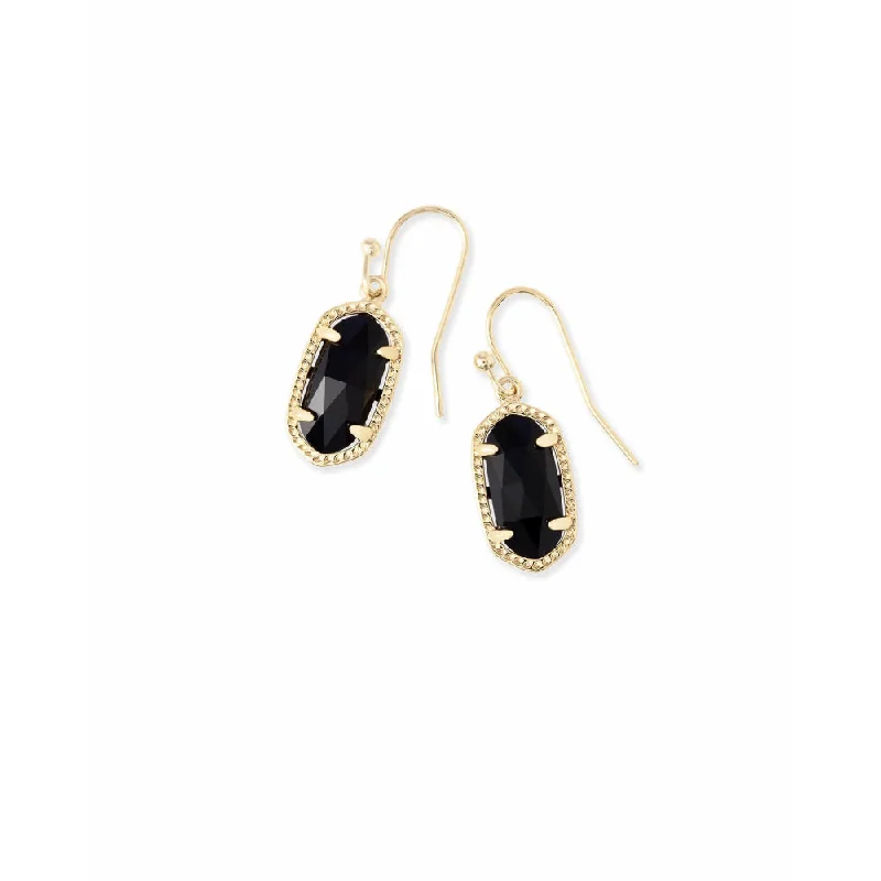 Swirl drop earrings-Kendra Scott Lee Gold Drop Earrings