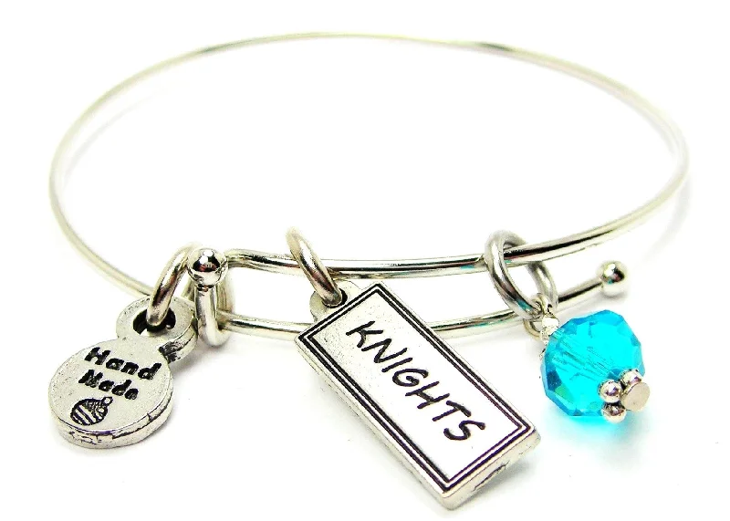 Tiny star bangles-Knights Tab Bangle Bracelet