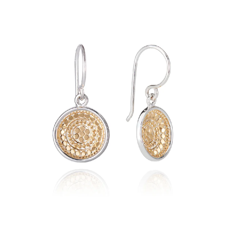 Alloy design earrings-Anna Beck Dotted Dish Drop Earrings