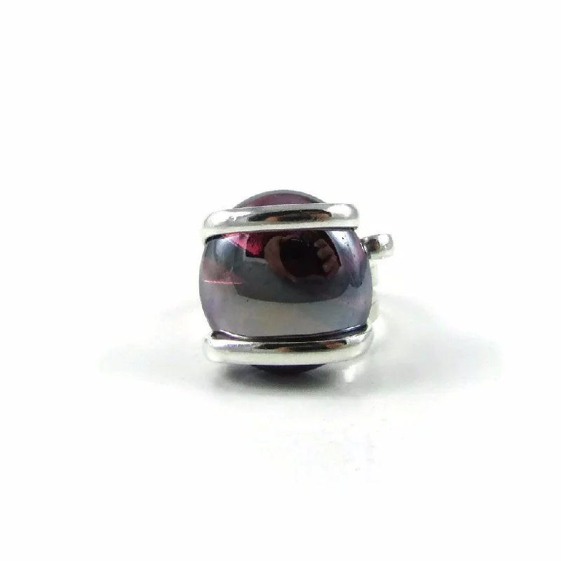 Small star rings-Parallel Ring - Amethyst Iridescent