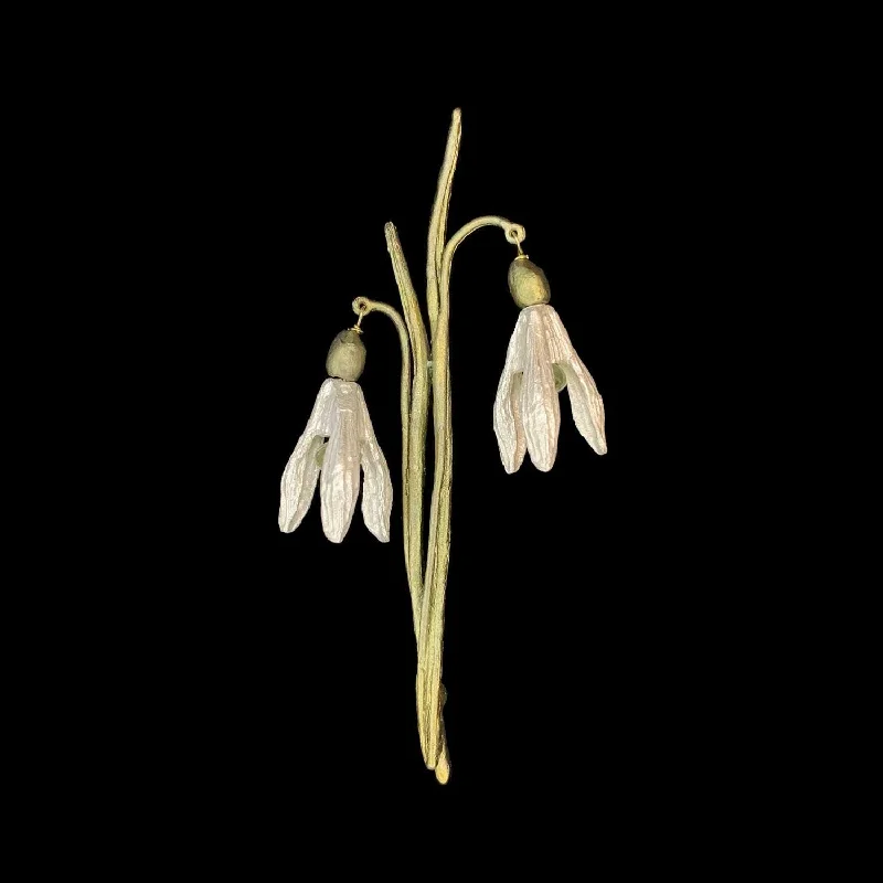 Cluster gem brooch-Snowdrops Brooch