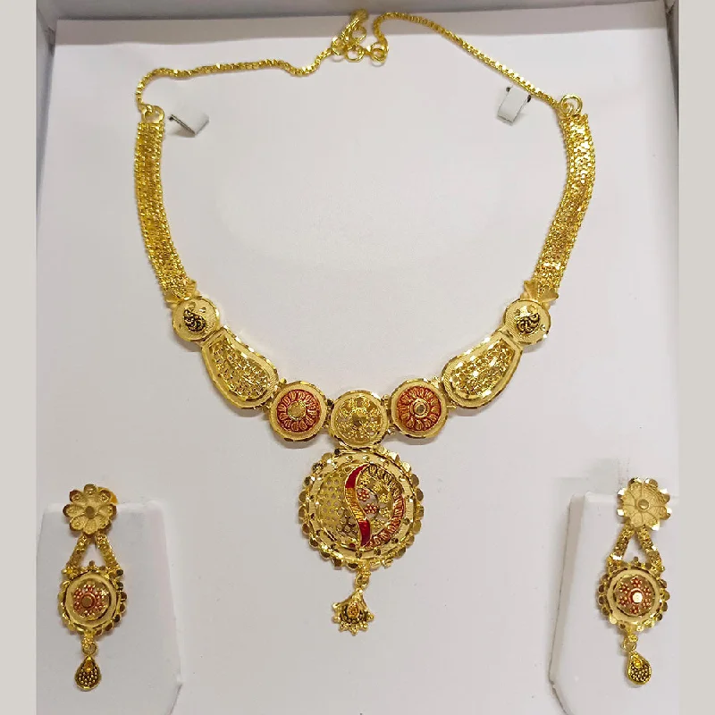 Topaz necklaces-Pari Art Jewellery Forming Necklace Set