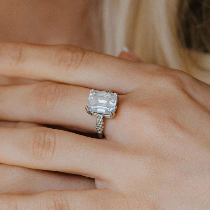 Cedar grain rings-Dainty London Silver Merrow Ring