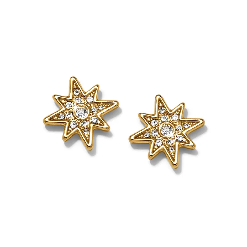 Bamboo design earrings-Brighton Enchanting Star Post Earrings