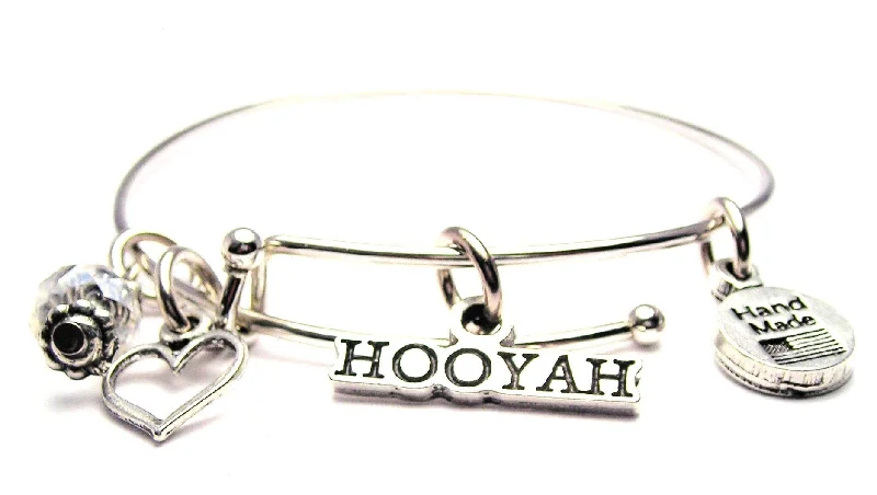 Layered link bangles-Hooyah Bangle Bracelet