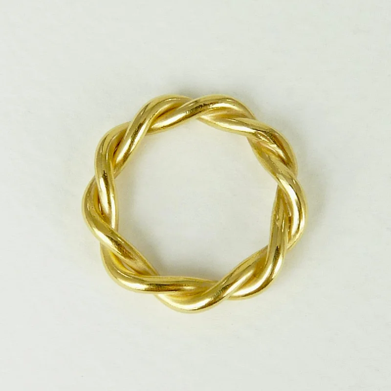 Fox motif rings-Love Twist