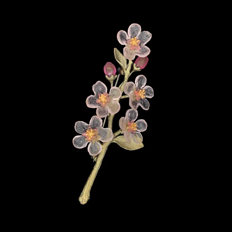 Pure form brooch-Peach Blossom Brooch