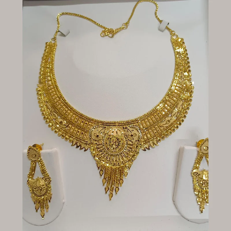 Elegant design necklaces-Pari Art Jewellery Forming Necklace Set