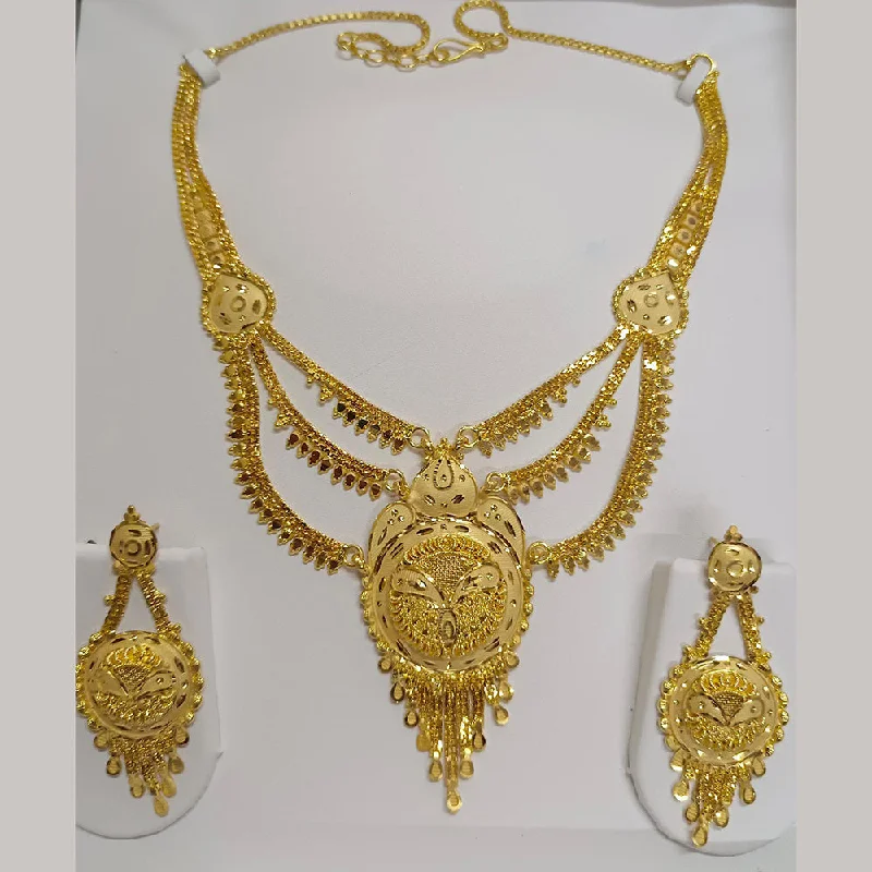 Joy charm necklaces-Pari Art Jewellery Forming Multi Layer Necklace Set