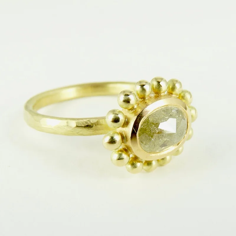 Flat knot rings-Yellow Diamond Courtesan Ring